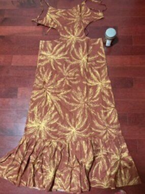 "Charlie Holiday" Backless Summer Dress - 'Tuscany' design NWT